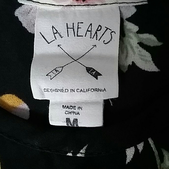 Floral Tank L.A. Hearts Size M - Picture 2 of 5